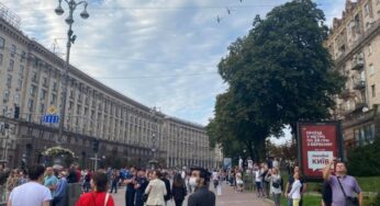 Первая репетиция парада войск ко Дню Независимости прошла на Крещатике