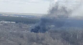 АЗС вибухнула внаслідок обстрілу військами РФ смт. Щастя