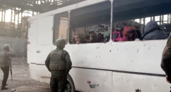 Лише три із 14 автобусів з евакуйованими жителями Маріуполя дісталися на підконтрольну Україні територію