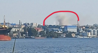 Вибухи в Херсоні. Повідомляють про пожежу на базі Росгвардії