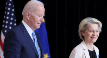 Заява Байдена й Ляєн: США і ЄС разом підтримуватимуть Україну стільки, скільки потрібно