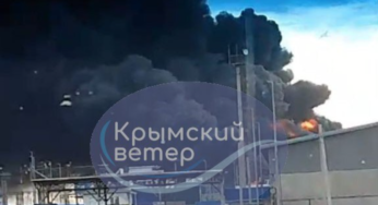 У порту «Кавказ» Краснодарського краю РФ атаковано залізничний паром: Виникла пожежа