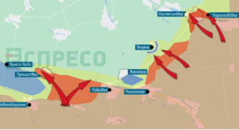 Карта бойових дій за період 28 серпня — 4 вересня 2024 року